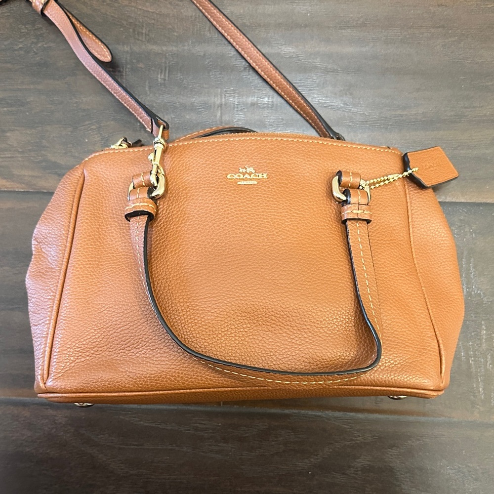 Coach Brown Leather Crossbody Bag